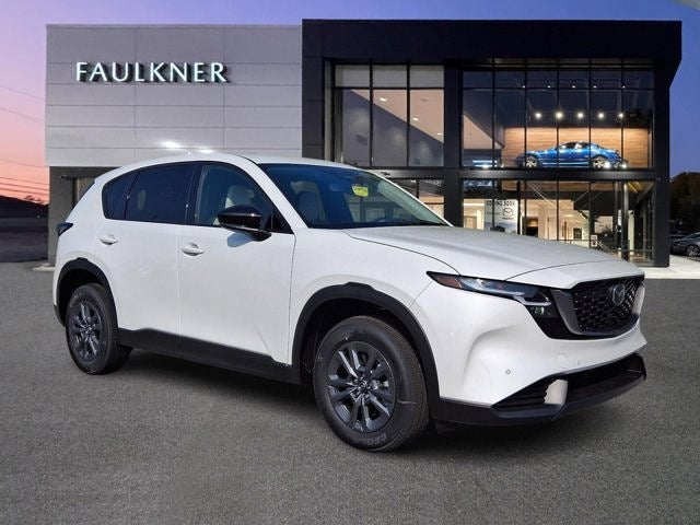 2026 Mazda Mazda CX-5 2.5 S Select AWD in Rhodium White Metallic — front three-quarter view