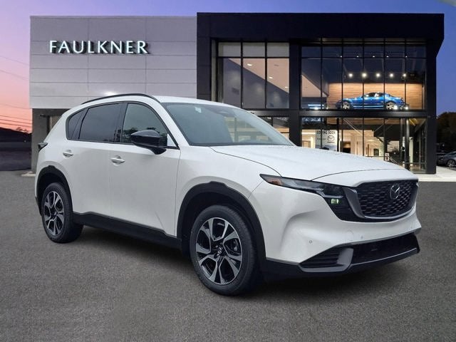 2026 Mazda Mazda CX-5 2.5 S Preferred AWD in Rhodium White Metallic — front three-quarter view