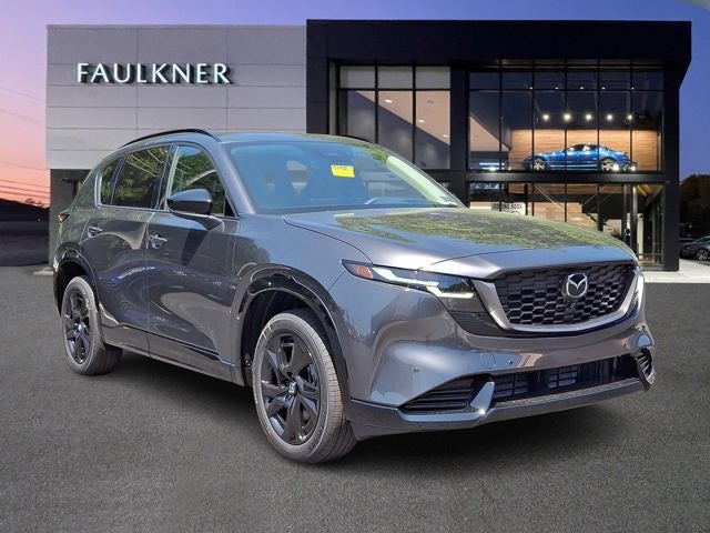 2026 Mazda Mazda CX-5 2.5 S Premium Plus AWD in Machine Gray Metallic — front three-quarter view