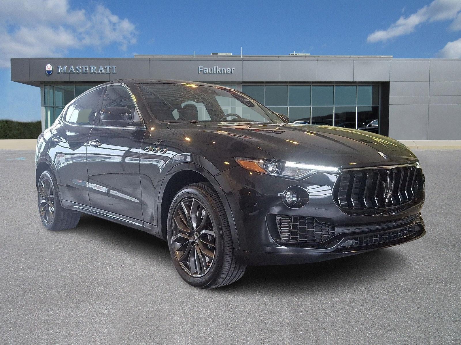 2024 Maserati Levante GT Ultima AWD in Nero Noctis Black — front three-quarter view