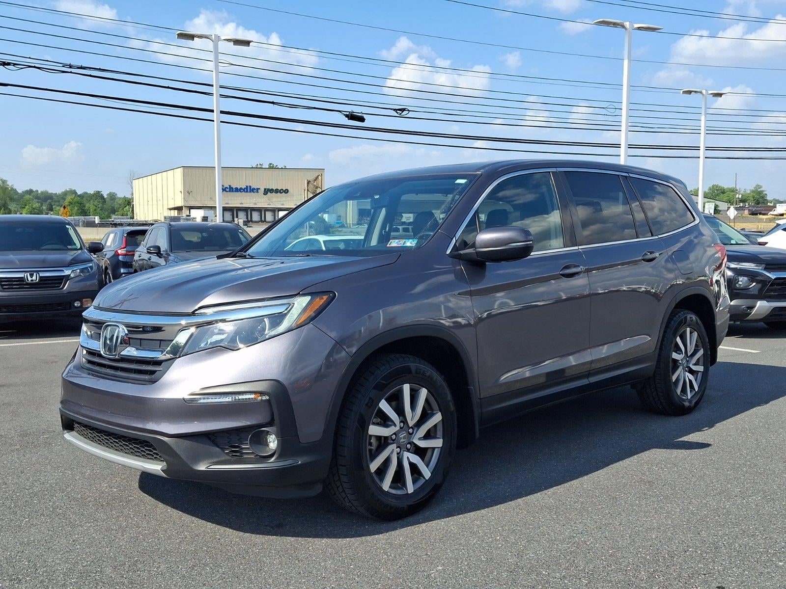 2021 Honda Pilot — rear three-quarter view