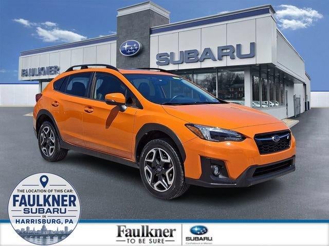 2019 Subaru Crosstrek 2.0i Limited CVT in Sunshine Orange — front three-quarter view