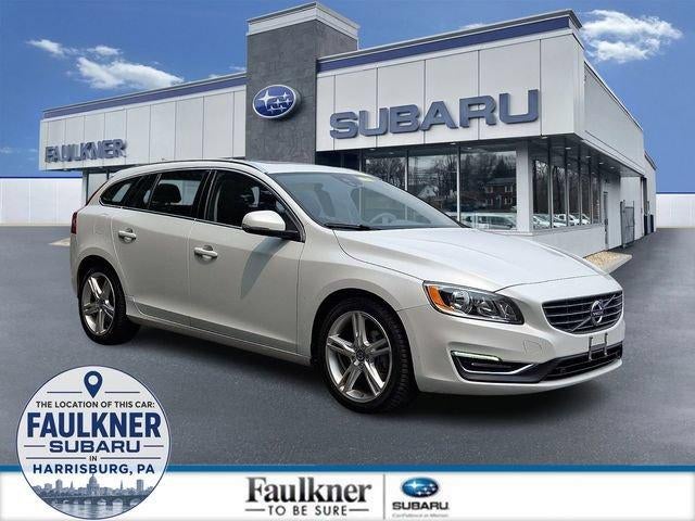 2016 Volvo V60 4dr Wgn T5 Premier AWD in Crystal White Pearl — front three-quarter view