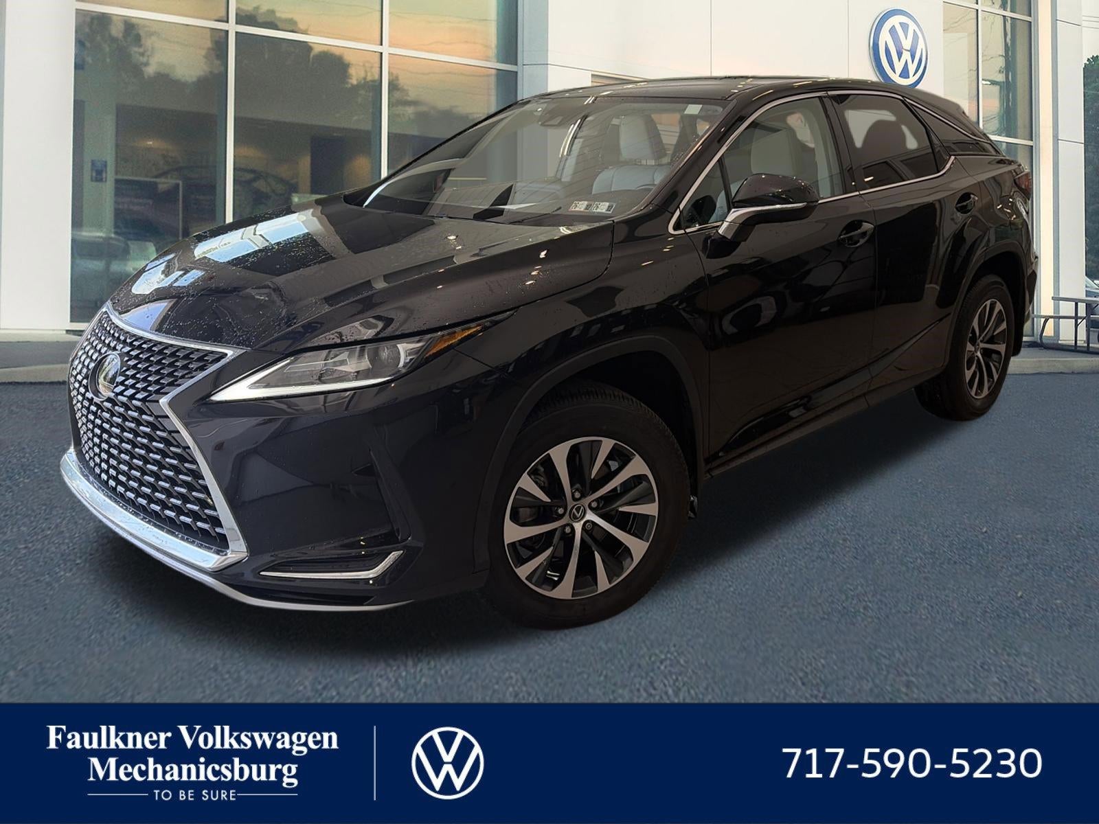 2022 Lexus RX 350 AWD in Caviar — front three-quarter view