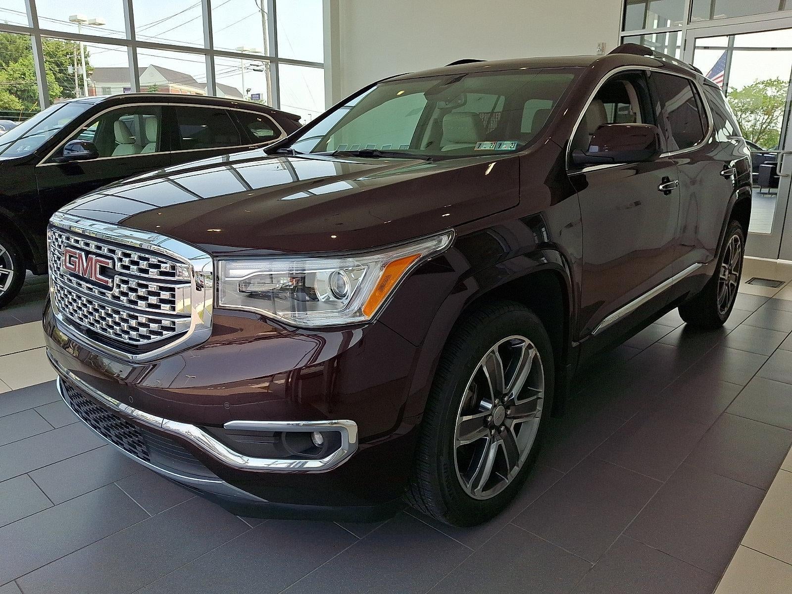 2018 GMC Acadia — rear three-quarter view