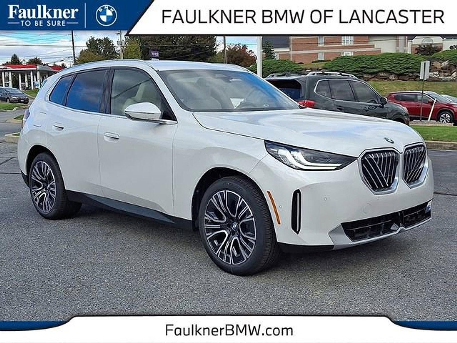 2026 BMW X3 30 xDrive Sports Activity Vehicle in Mineral White Metallic — front three-quarter view