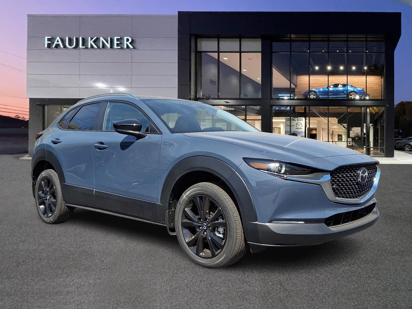 2026 Mazda Mazda CX-30 2.5 S Carbon Edition AWD in Polymetal Gray Metallic — front three-quarter view