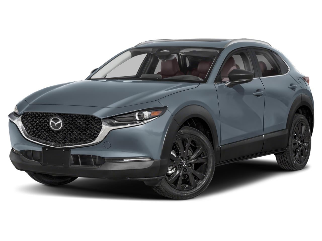 2026 Mazda Mazda CX-30 2.5 S Carbon Edition AWD in Polymetal Gray Metallic — front three-quarter view