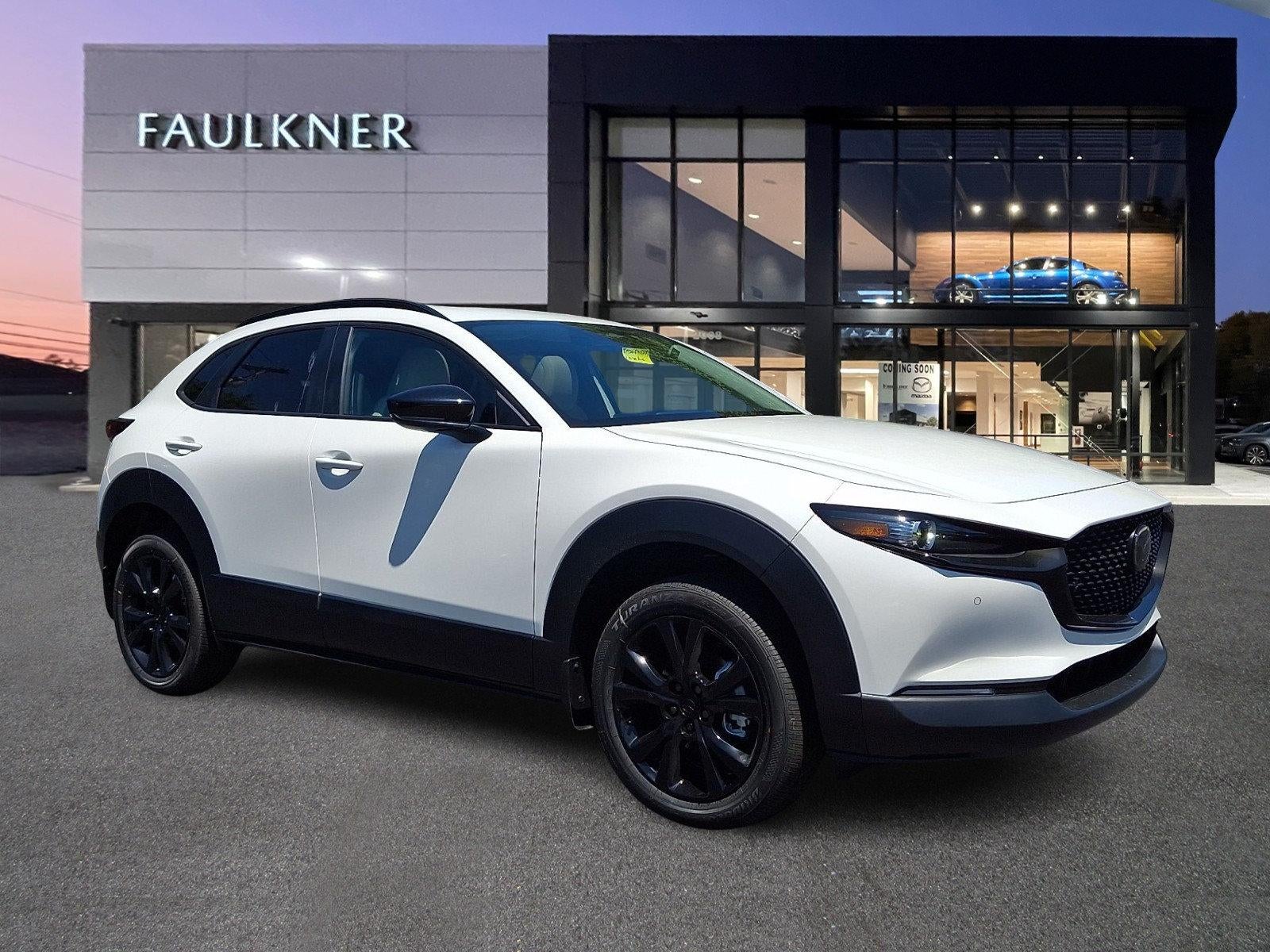 2026 Mazda Mazda CX-30 2.5 S Aire Edition AWD in Snowflake White Pearl Mica — front three-quarter view