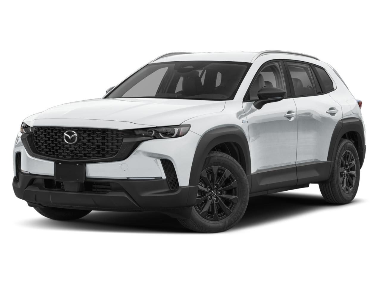 2026 Mazda Mazda CX-50 Hybrid Preferred AWD in Wind Chill Pearl — front three-quarter view