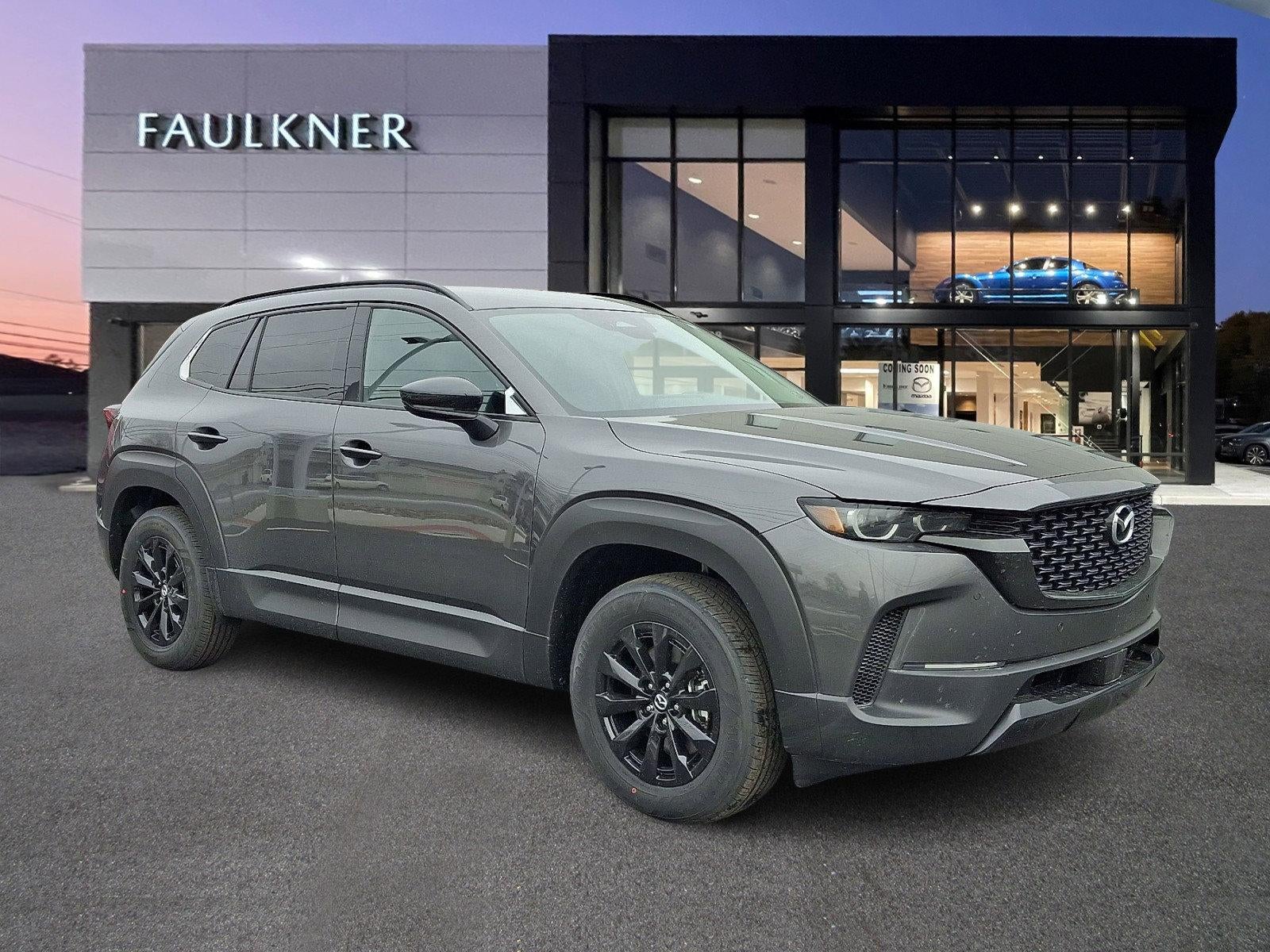 2026 Mazda Mazda CX-50 Hybrid Premium AWD in Machine Gray Metallic — front three-quarter view