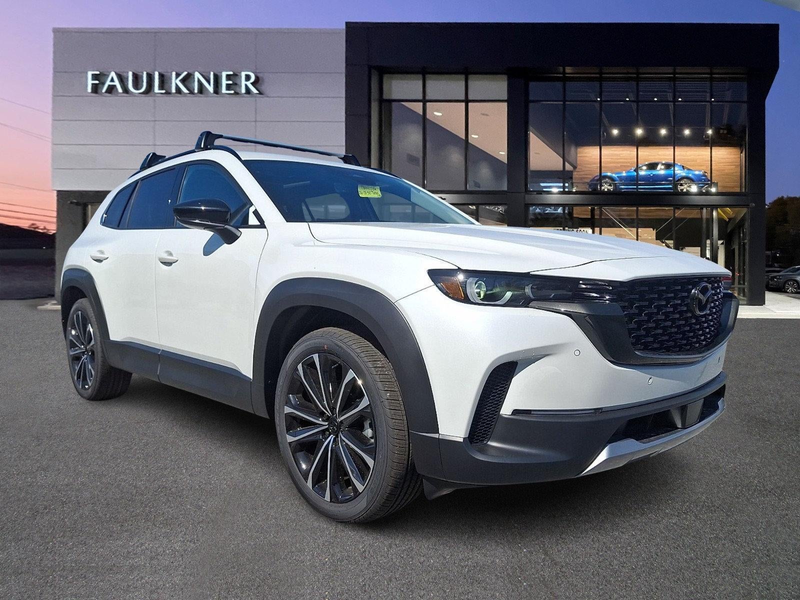 2026 Mazda Mazda CX-50 2.5 Turbo AWD in Wind Chill Pearl — front three-quarter view