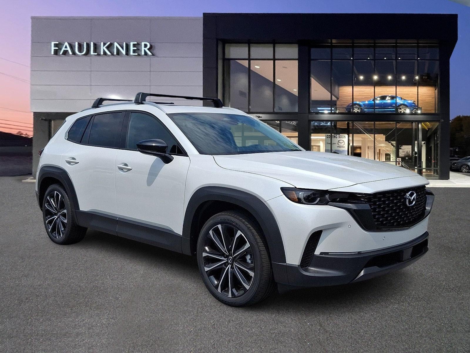 2026 Mazda Mazda CX-50 2.5 S Premium AWD in Wind Chill Pearl — front three-quarter view