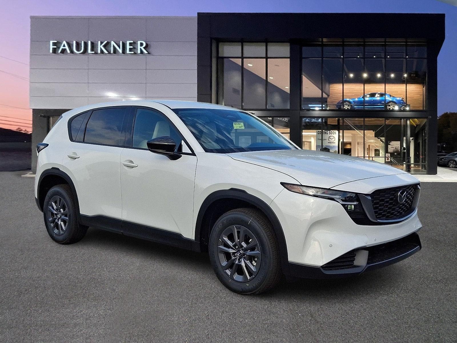 2026 Mazda Mazda CX-5 2.5 S Select AWD in Rhodium White Metallic — front three-quarter view