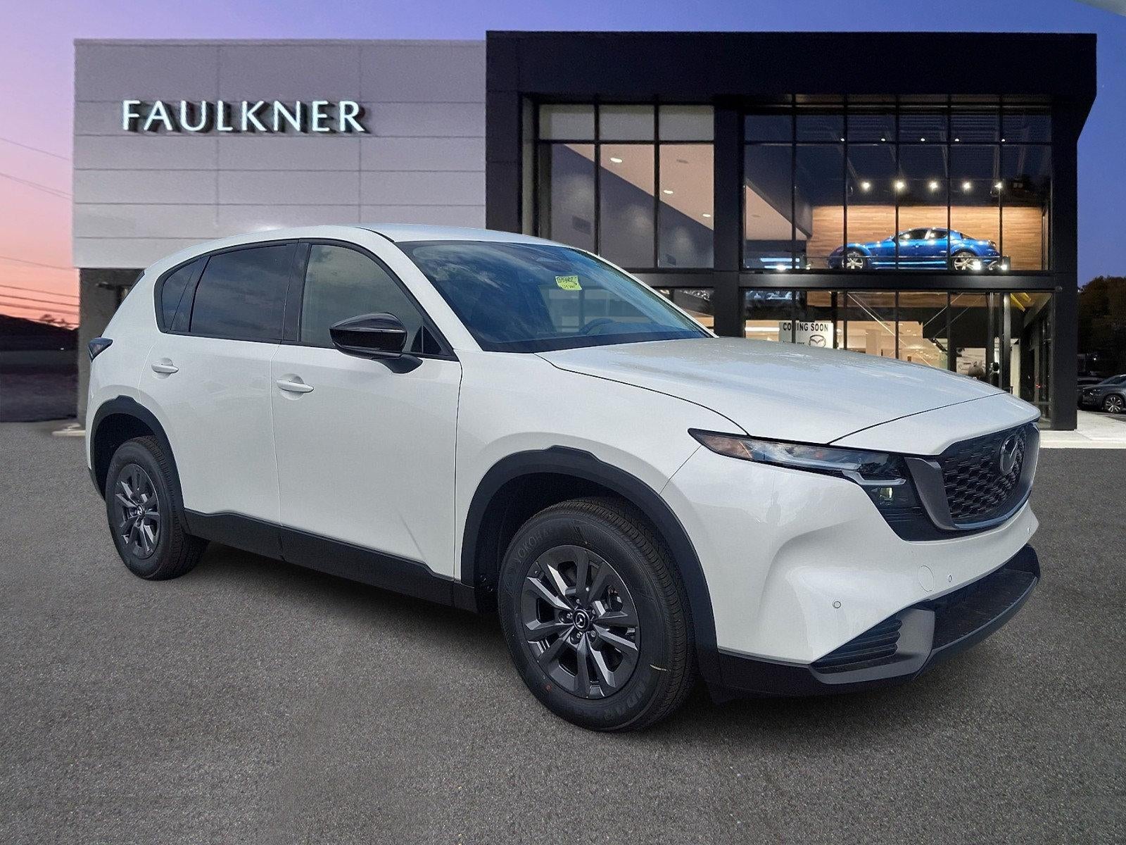 2026 Mazda Mazda CX-5 2.5 S Select AWD in Rhodium White Metallic — front three-quarter view