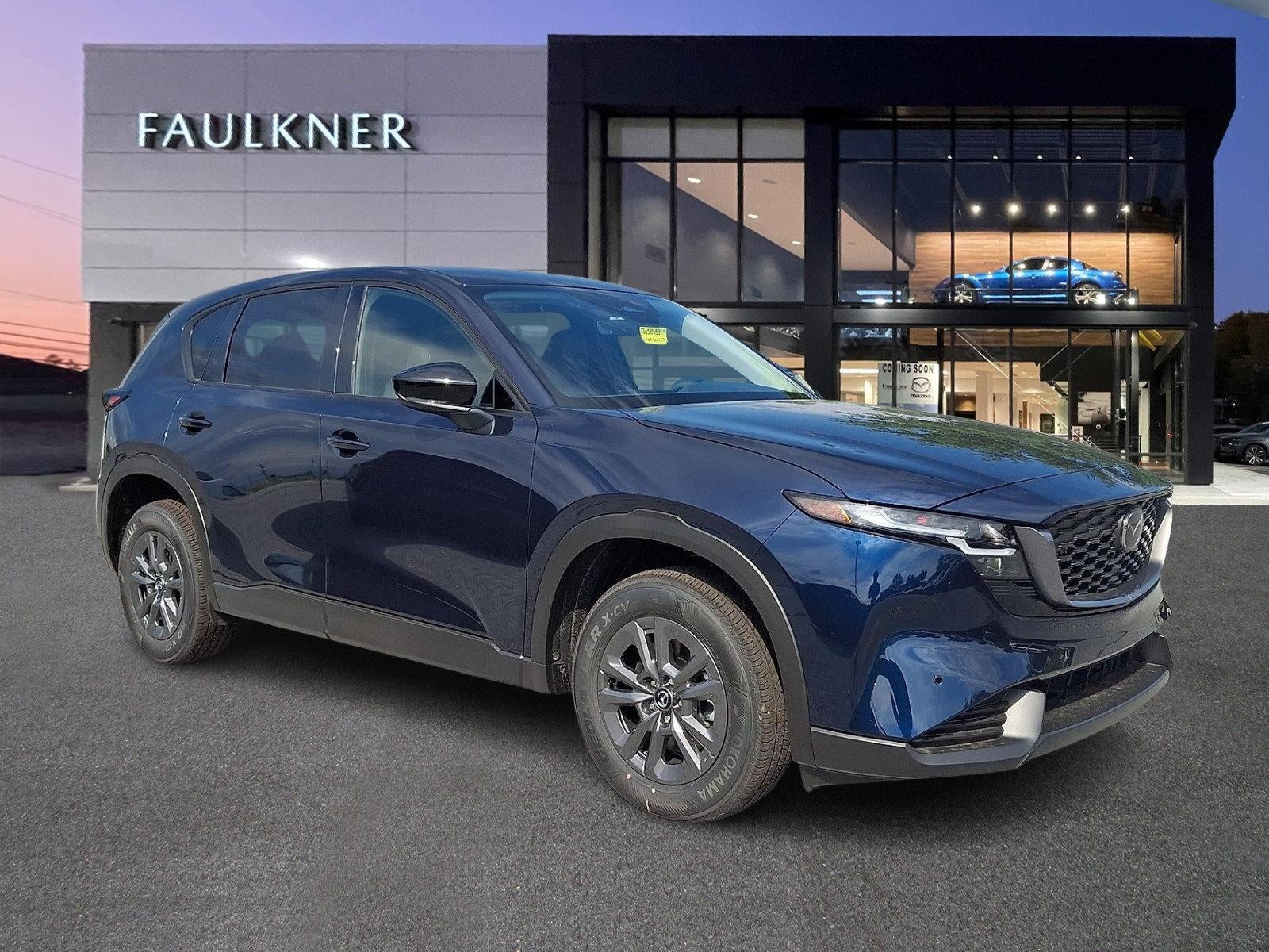 2026 Mazda Mazda CX-5 2.5 S Select AWD in Navy Blue Mica — front three-quarter view