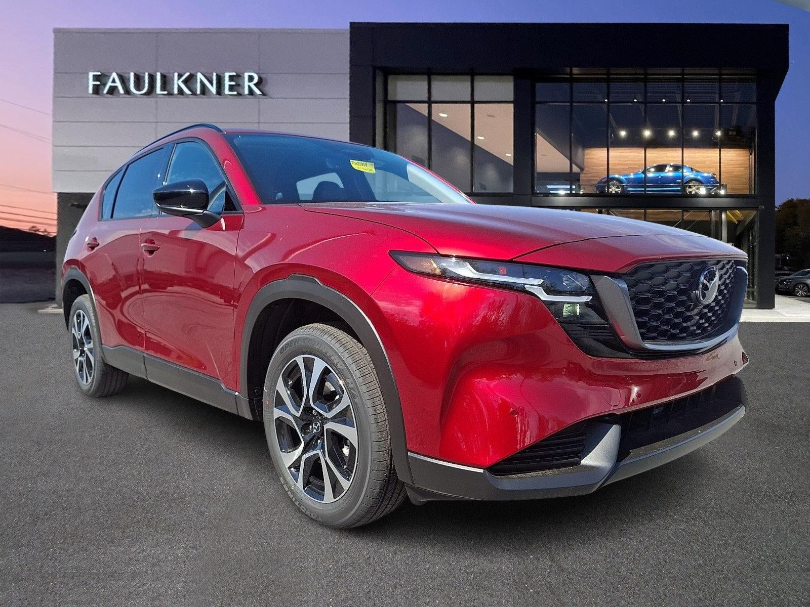 2026 Mazda Mazda CX-5 2.5 S Preferred AWD in Soul Red Crystal Metallic — front three-quarter view