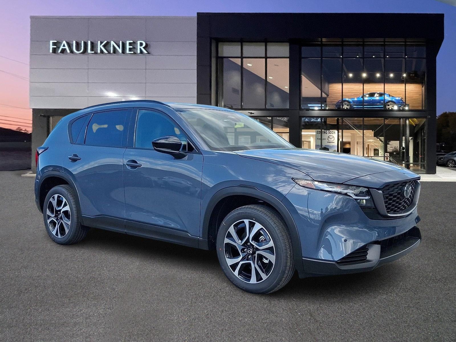 2026 Mazda Mazda CX-5 2.5 S Preferred AWD in Polymetal Gray Metallic — front three-quarter view