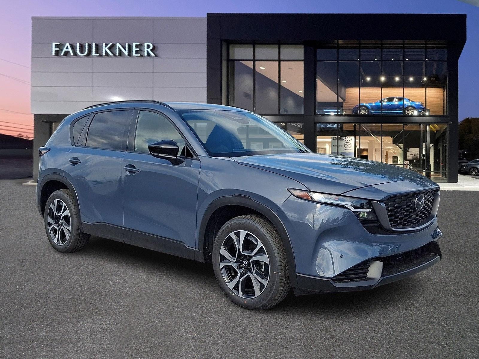 2026 Mazda Mazda CX-5 2.5 S Preferred AWD in Polymetal Gray Metallic — front three-quarter view