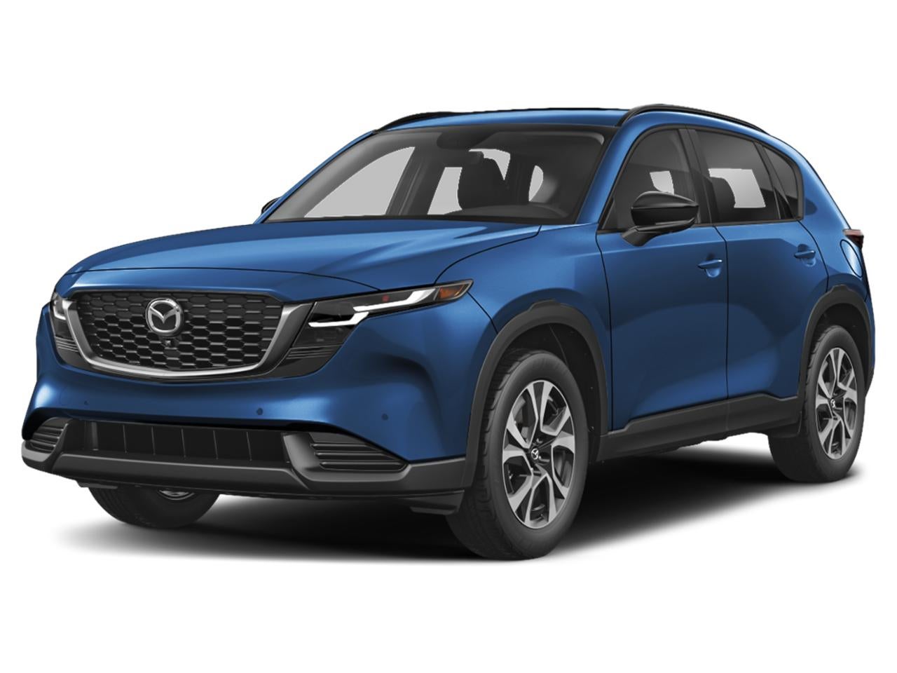 2026 Mazda Mazda CX-5 2.5 S Preferred AWD in Navy Blue Mica — front three-quarter view
